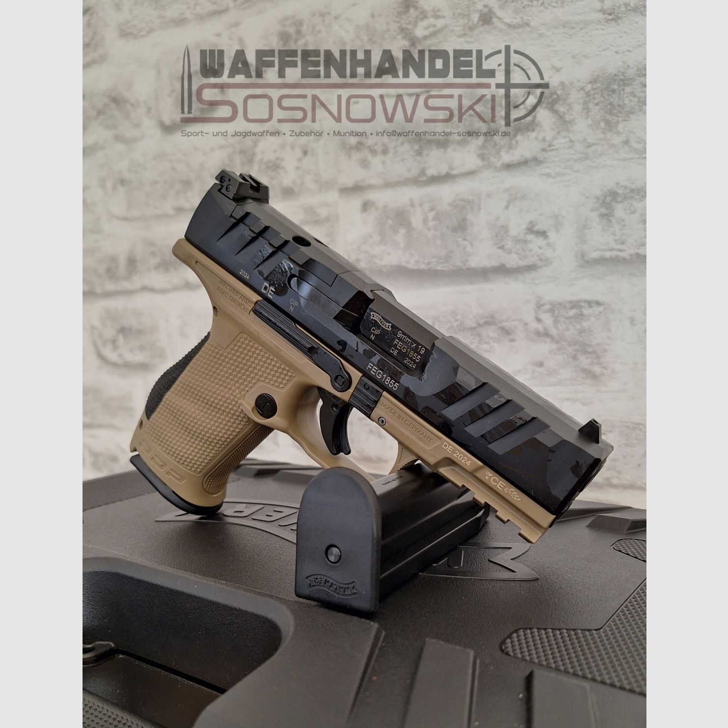 Pistole Walther PDP Compact V2 OR 4" FDE 9mm Luger