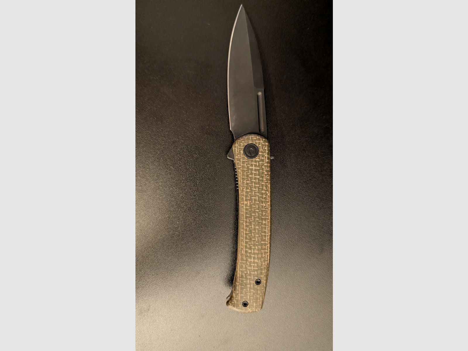 Civivi Cetos folding knife Micarta Stonewash