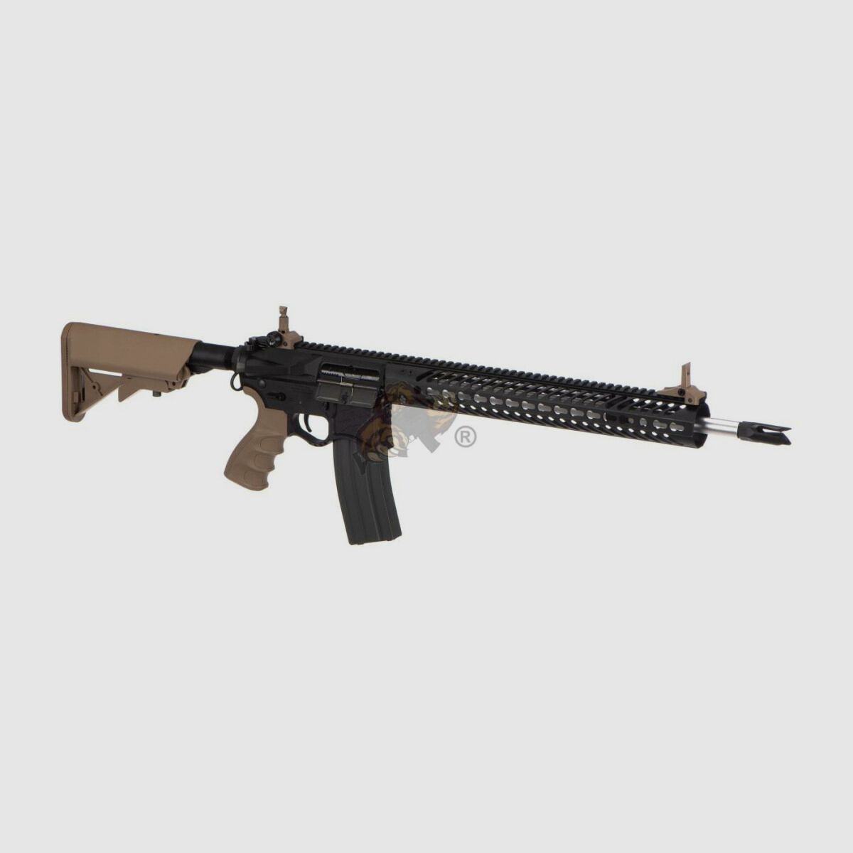 G&G Seekins Precision AR15 SBR8 Dual Tone Schwarz/Desert Airsoft S-AEG frei ab 18