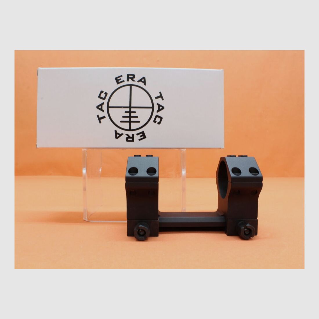 Recknagel Era-Tac block mount 34mm (T2001-341A) short with nut, black aluminum for Picatinny profile
