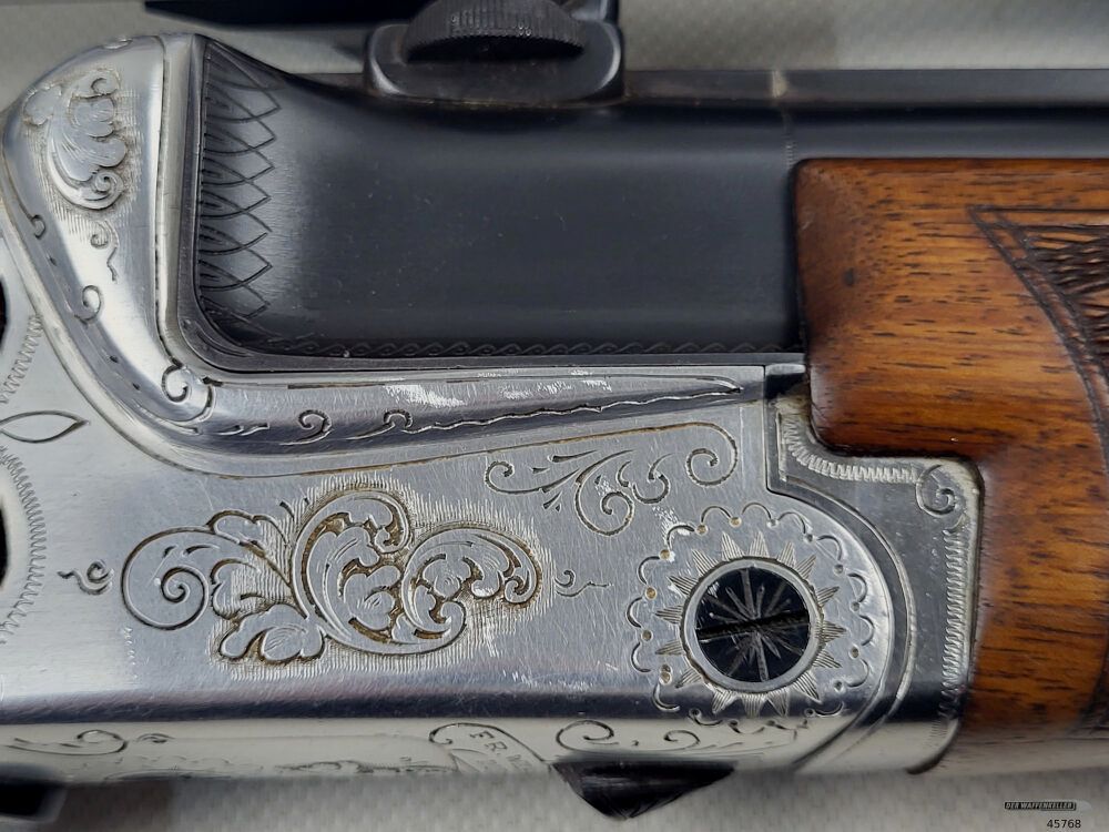 Heym double-barreled rifle