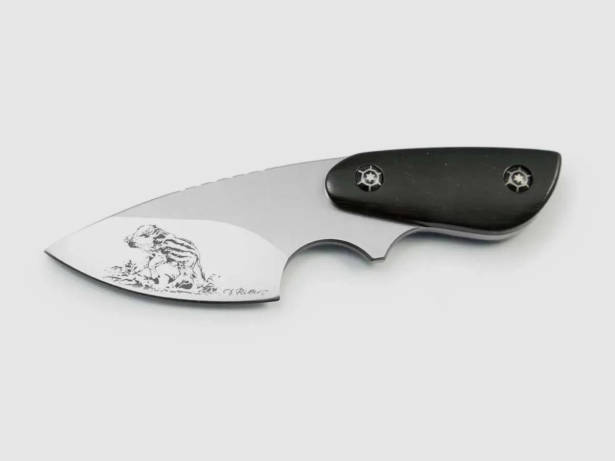 PUMA IP sanglier, ébène, couteau de cou