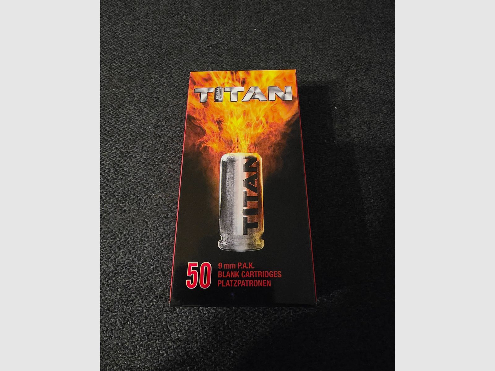 Platzpatronen 9mm PAK Pistole Umarex Titan