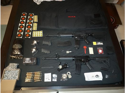 Aus Sammlung 2x .43 RAM Makierer Sturmgewehr 1R Gewehr Umarex CO2 Druckluft Set Tausch inzahlungsnahme PCP Luftgewehr Pressluft 
