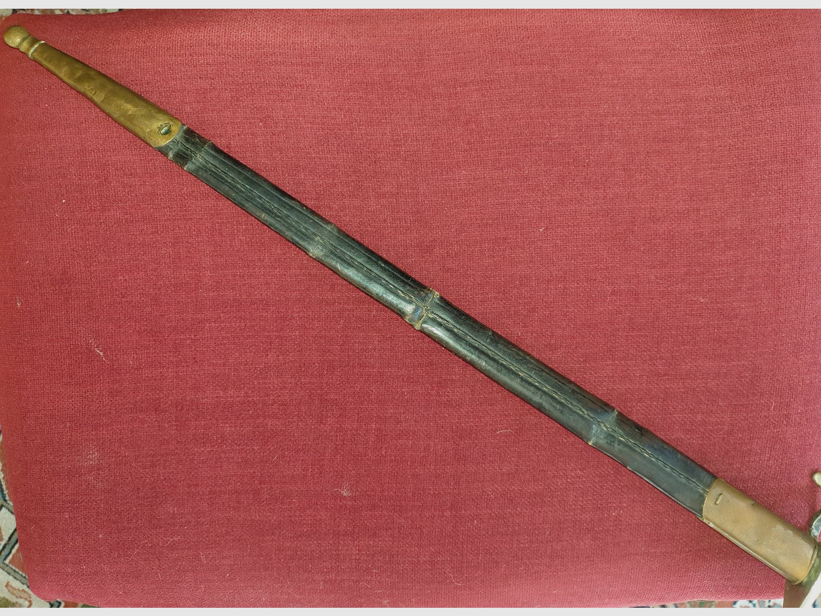 Sidearm M 1871 complete with leather sheath