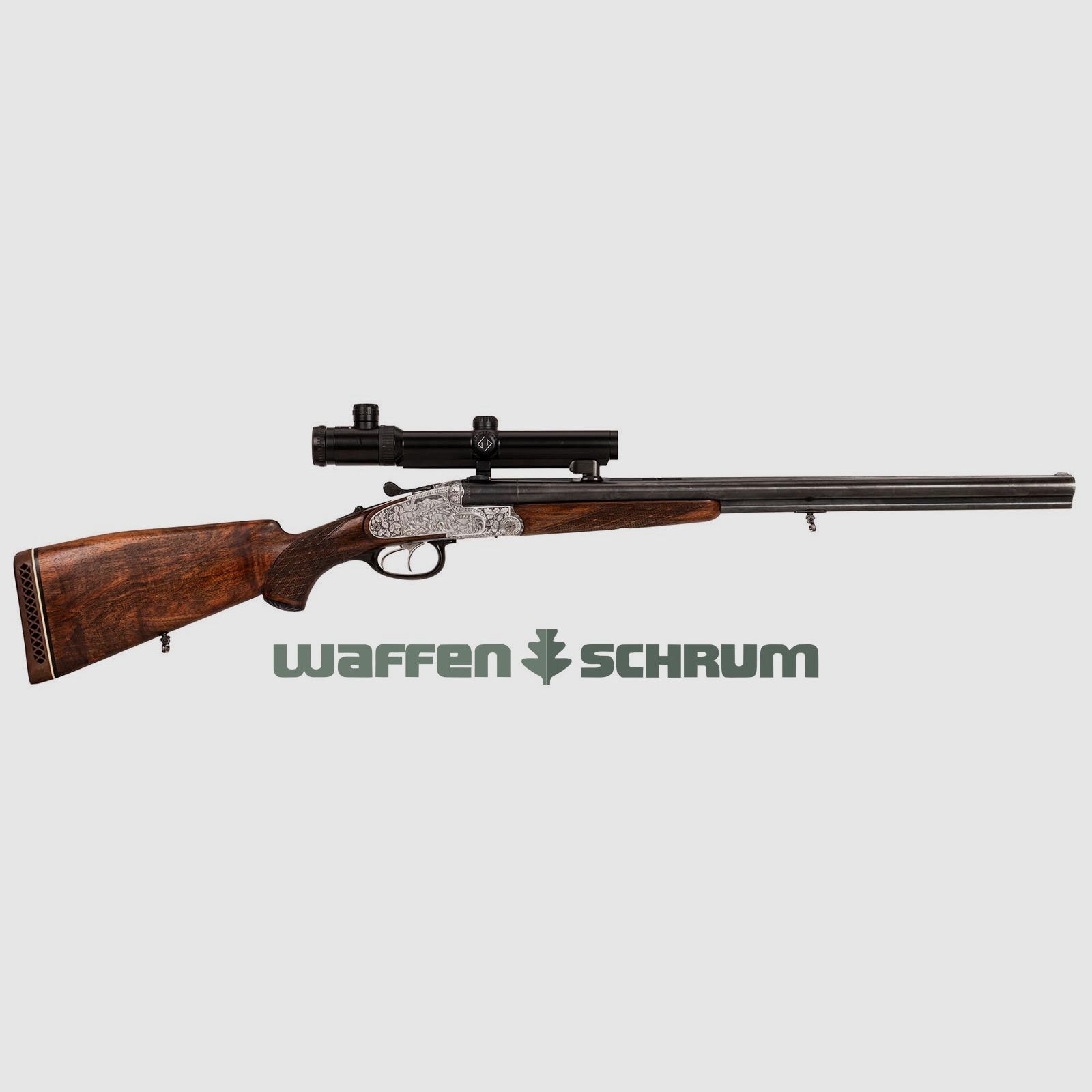 Krieghoff Trumpf-Primus-Dural 16/70-7x65R, ZF Zeiss Varipoint VM 1.1-4x24 T* Abs. 0, S-E-Montage, LL: 60 cm, 80 shots RWS TIG 11.5g 7x65R