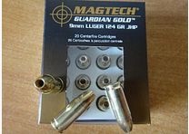 Magtech Fangschuss cartridges 9mm Luger-Magtech Guardian Gold.