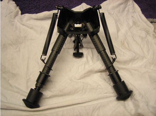 Zweibein Bipod  mit Carbon  6-9'' Zoll 15-23cm  neu  