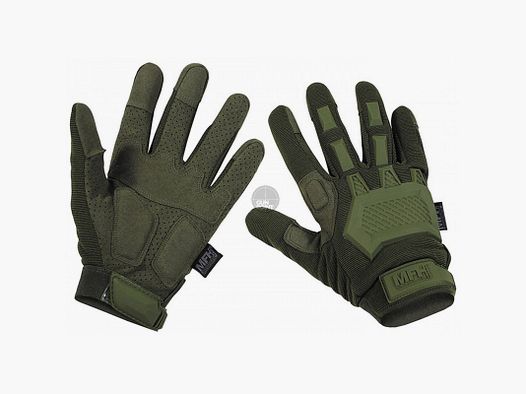 Tactical Handschuhe, "Action",oliv - Gre: L