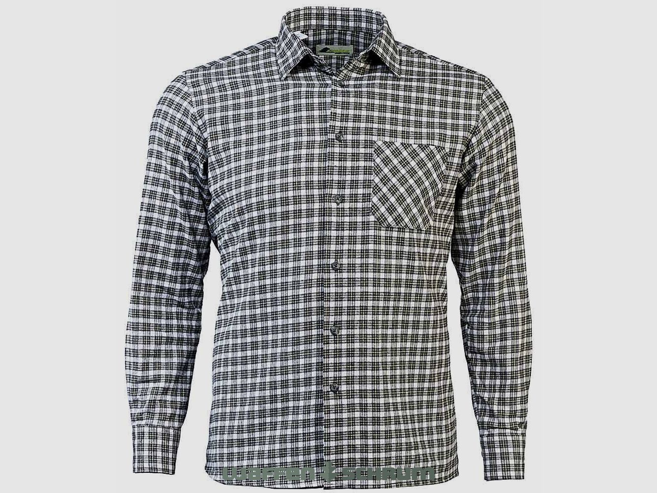 Skogen Hemd Kentkragen Oliv