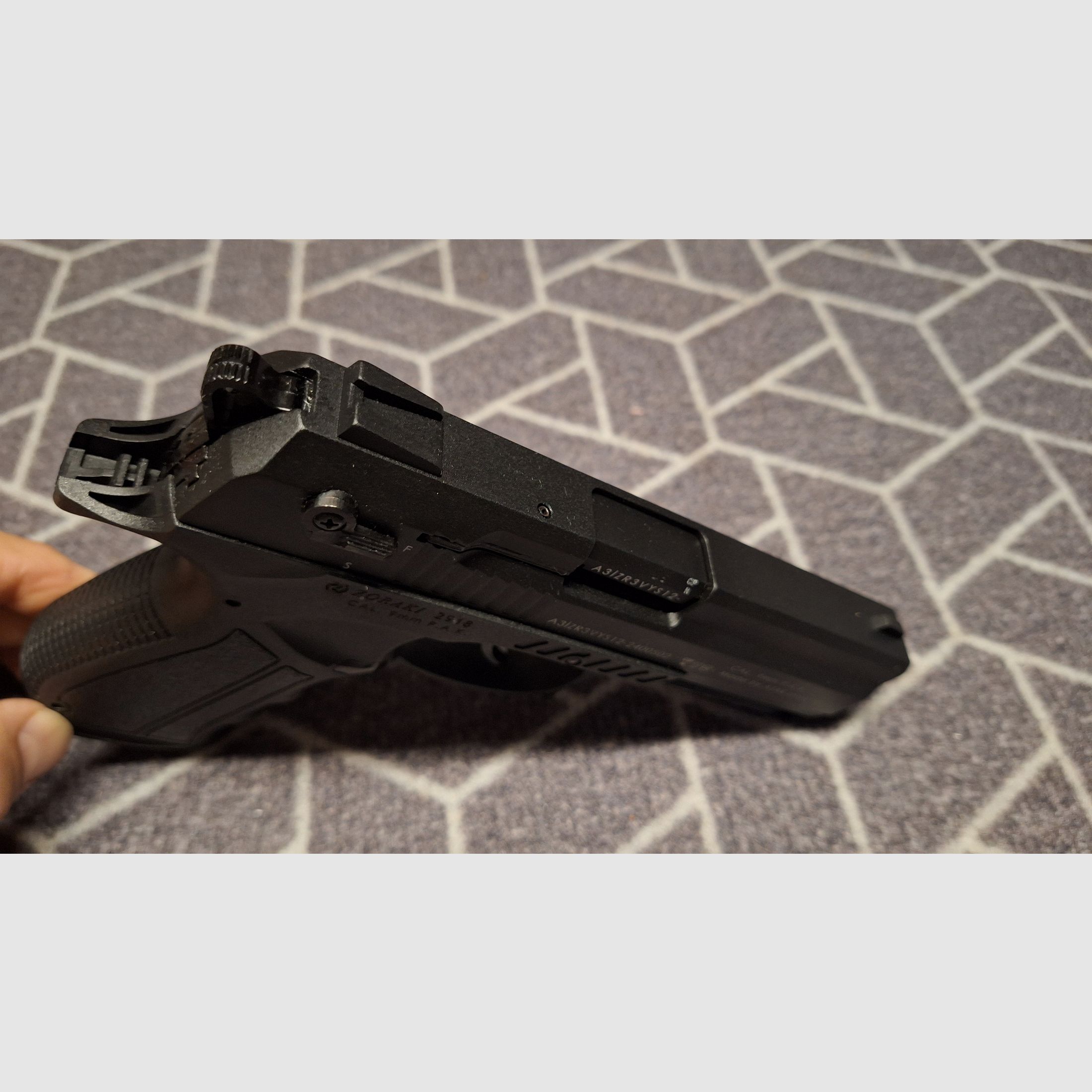 Zoraki 2918 SRS Pistole schwarz PTB1100 NEU!