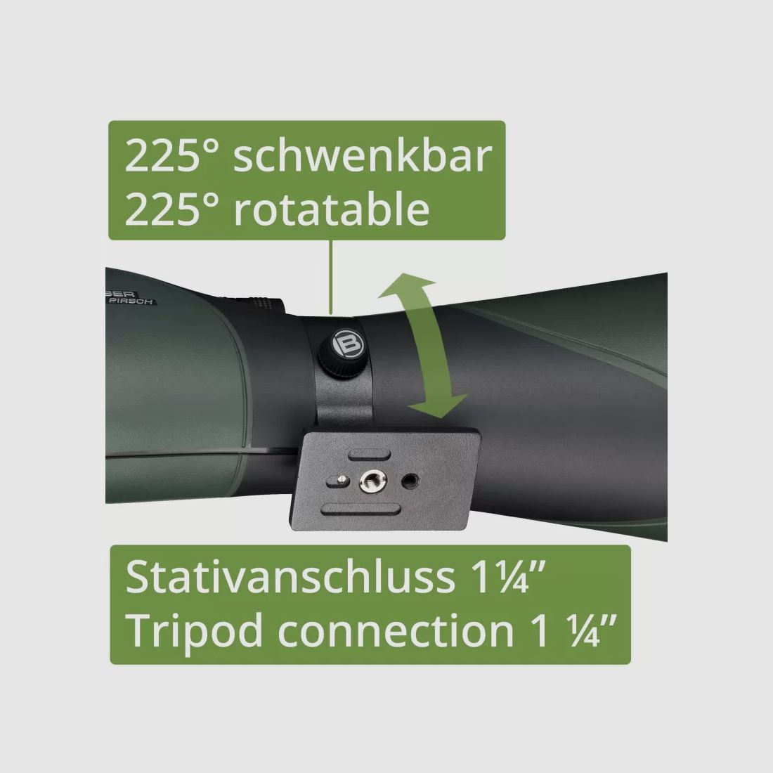 Spektiv BRESSER Pirsch 25-75x100 Generation II mit Deluxe-Fokus 10:1, Bild 5 von 13