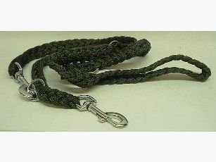 Mehrzweckleine aus Nylon 2 m - 25mm breit, grüner Gurt