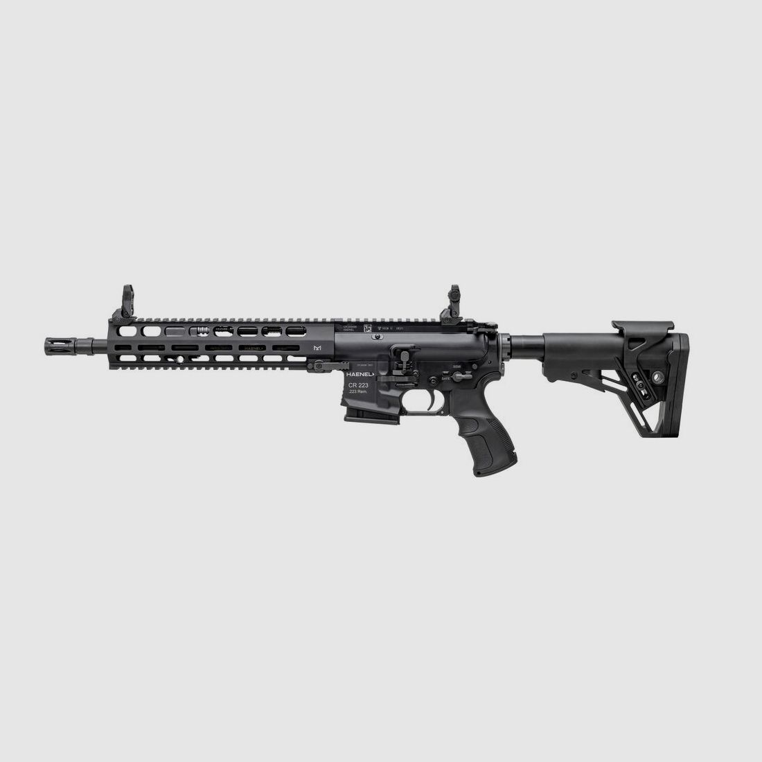 Haenel semi-automatic rifle CR 223 M-LOK handguard .223 Rem. barrel length 318 mm | Direct trigger long black not sport approved