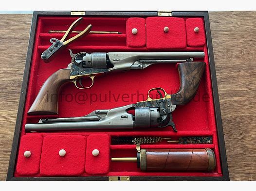 Colt New Army 1860 in 2-piece set with accessories or solo .44 (BlackPowder)