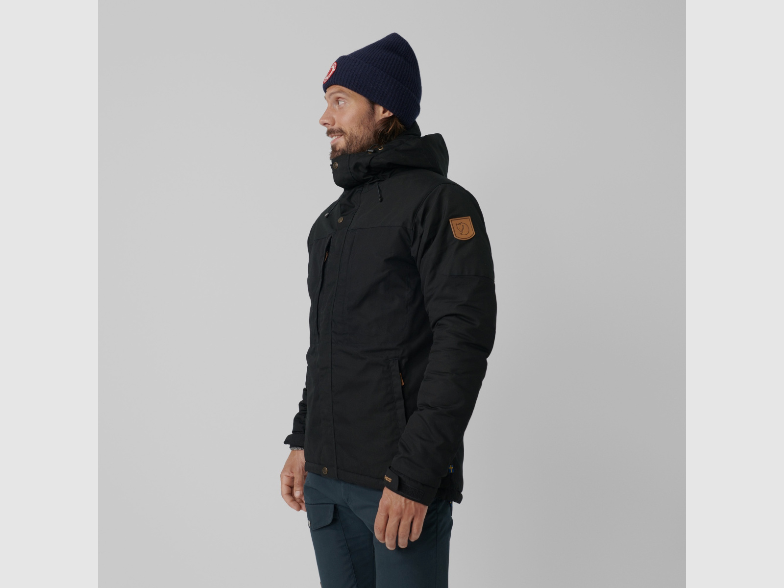 Chaqueta acolchada FJÄLLRÄVEN Skogsö M Gris oscuro