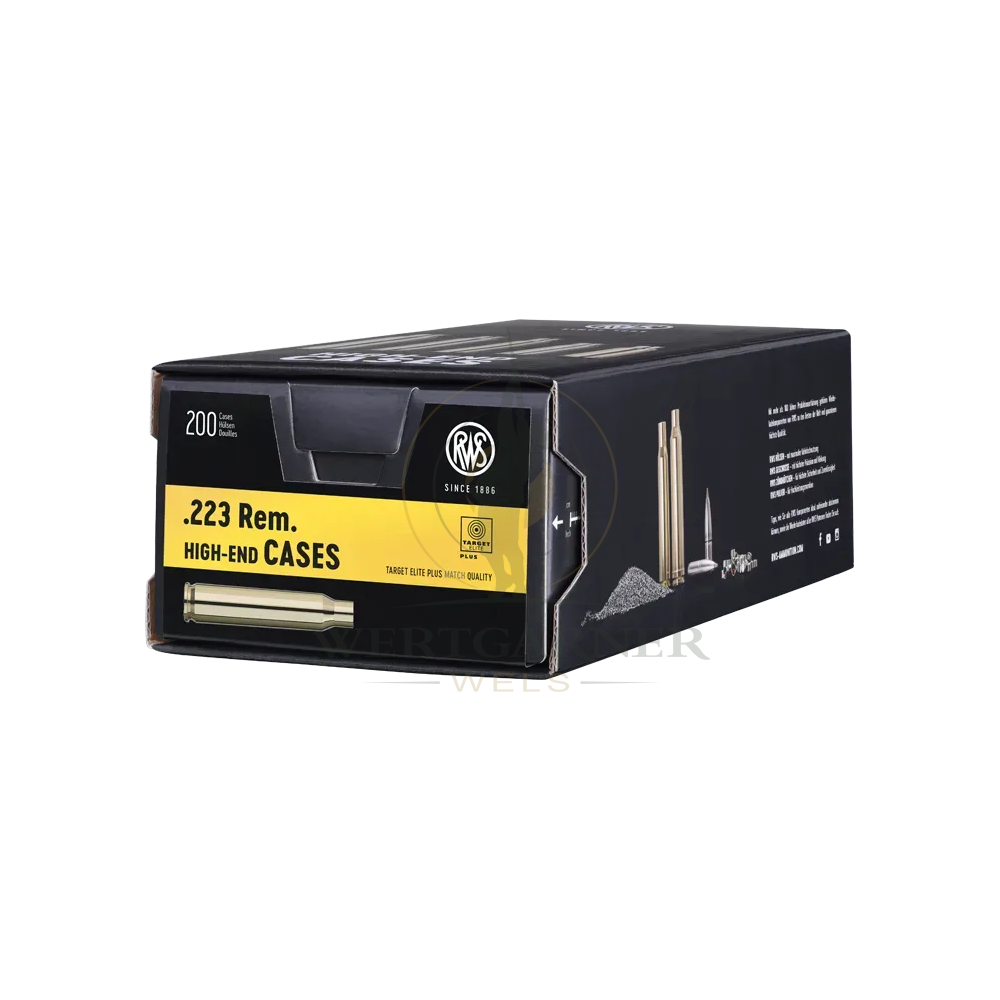 RWS High End Douilles .223 Rem. 200 pièces