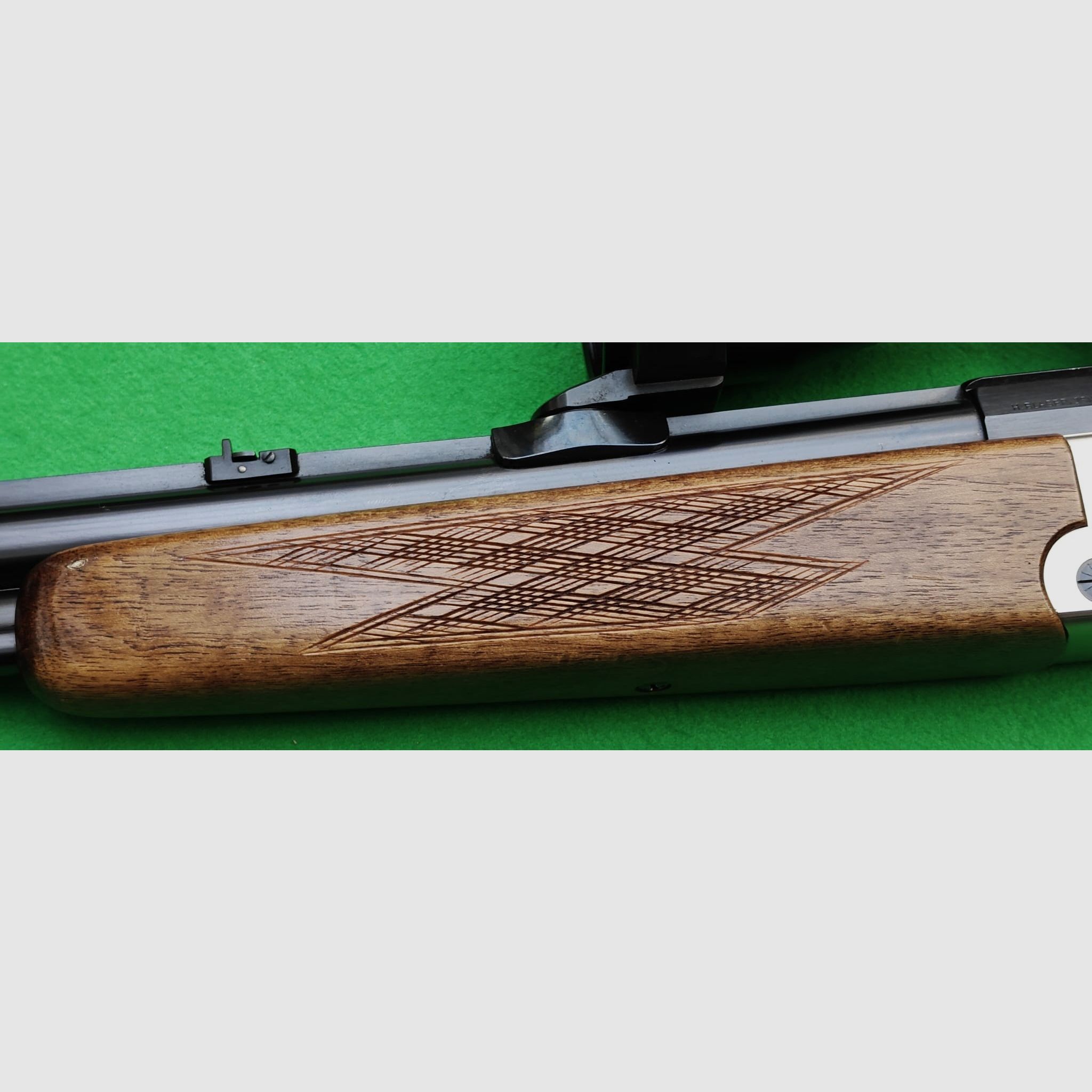 Blaser BBF 95 5,6x50R Mag. 12/70 con visor en montaje oscilante