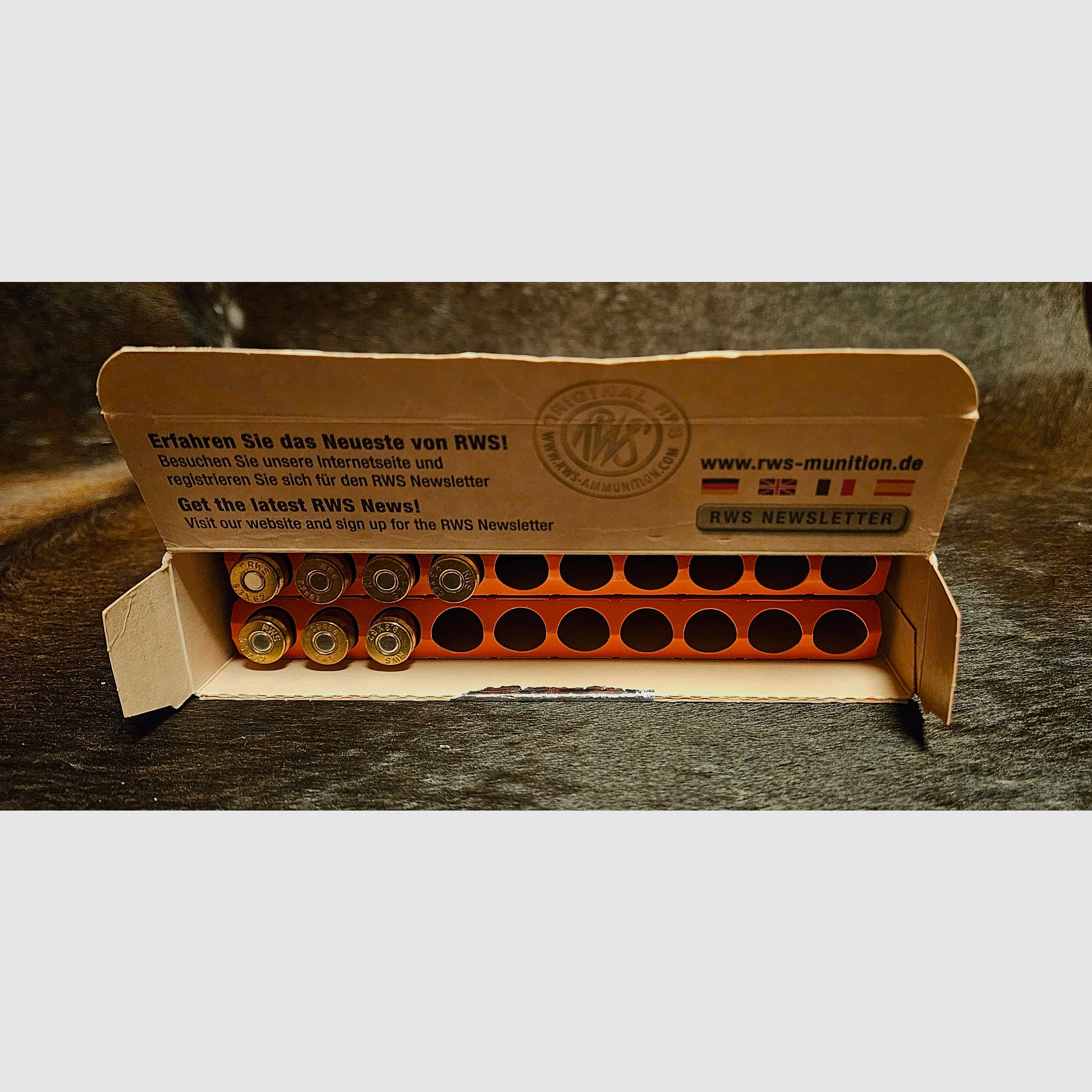 Munitionspaket RWS 9,3 x 62 Uni Classic 19g