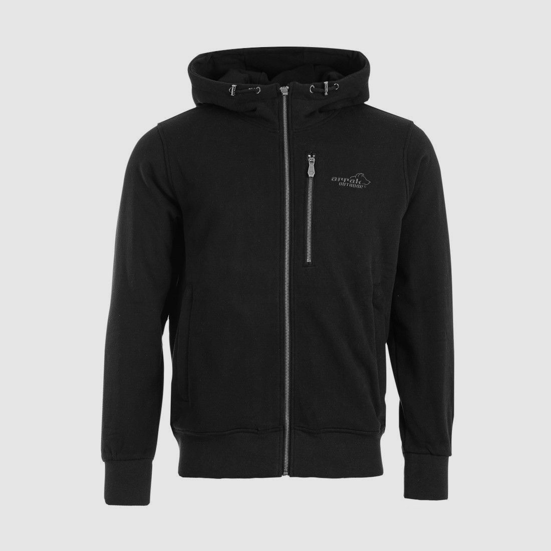 Arrak Outdoor Sport Kapuzenjacke Herren Schwarz M