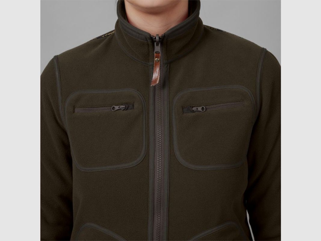 Härkila D-Fleecejacke Kamko | brown/red, Bild 14 von 16