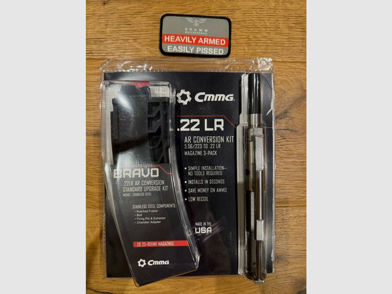 CMMS AR-15 Wechselsystem / Einstecksystem BRAVO .22lr