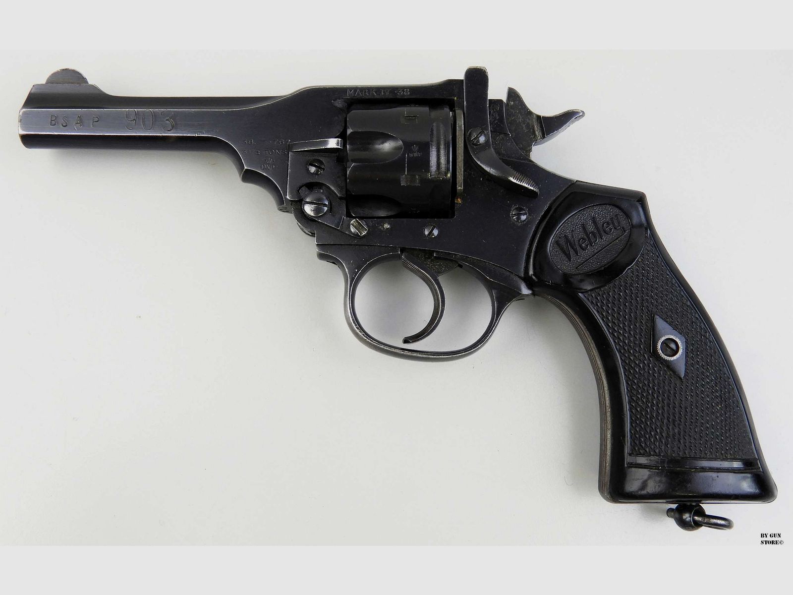 Revolver Webley & Scott mod. Mark IV cal. 38 Rodhesian Police, immagine 1 di 9