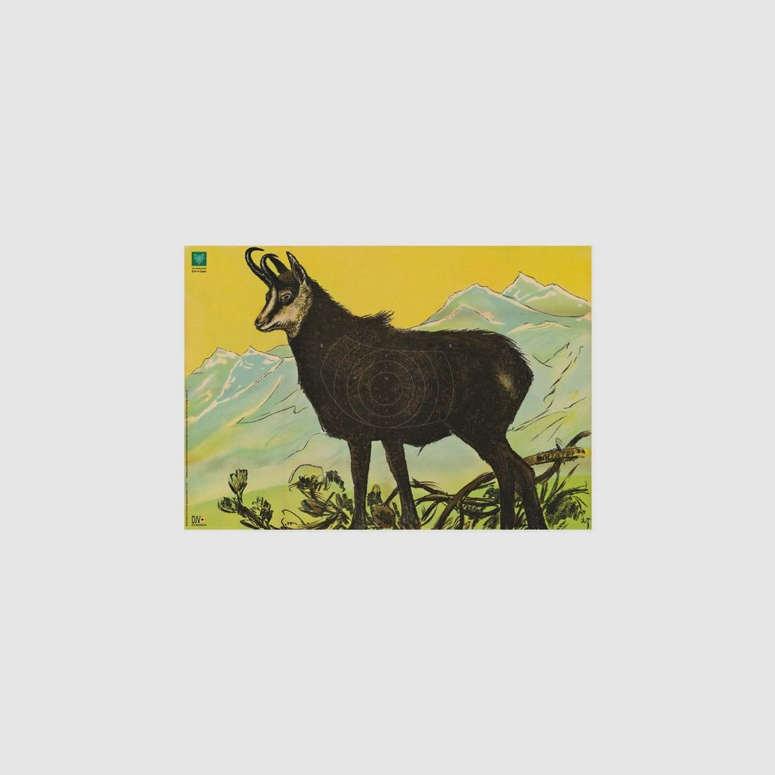 DJV-Scheibe Nr.4 Gamsbock