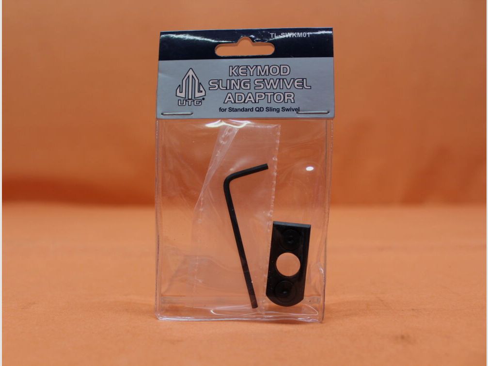 UTG - Leapers UTG KeyMod Sling Swivel Adapter (TL-SWKM01) for QD Sling Swivel Push-Button Strap Eyelet