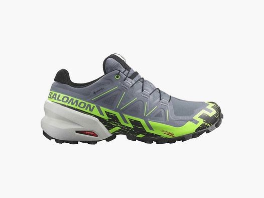 SALOMON – UOMO – SPEEDCROSS 6 GTX Fint Stone/Green Gecko/Black