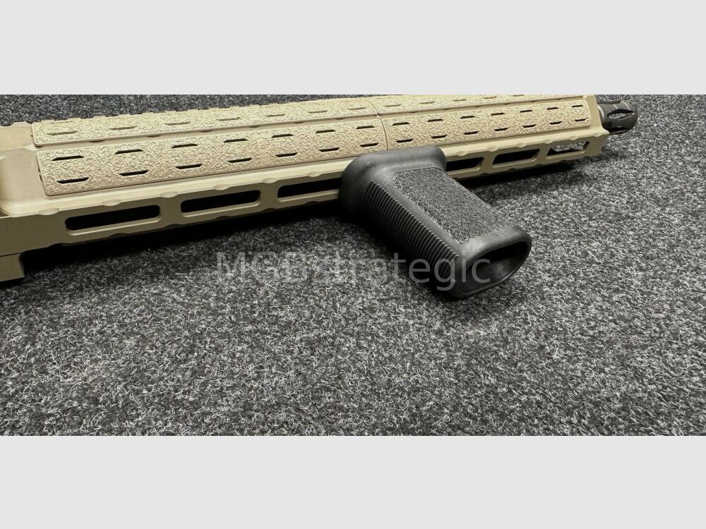 sportingly approved! H&K MR223 A3 14.5" barrel - SPORT - sand-colored semi-automatic rifle .223Rem - Heckler & Koch - civilian version H&K 416 G38 / barrel length = 36.83 cm / KSK barrel length G95K