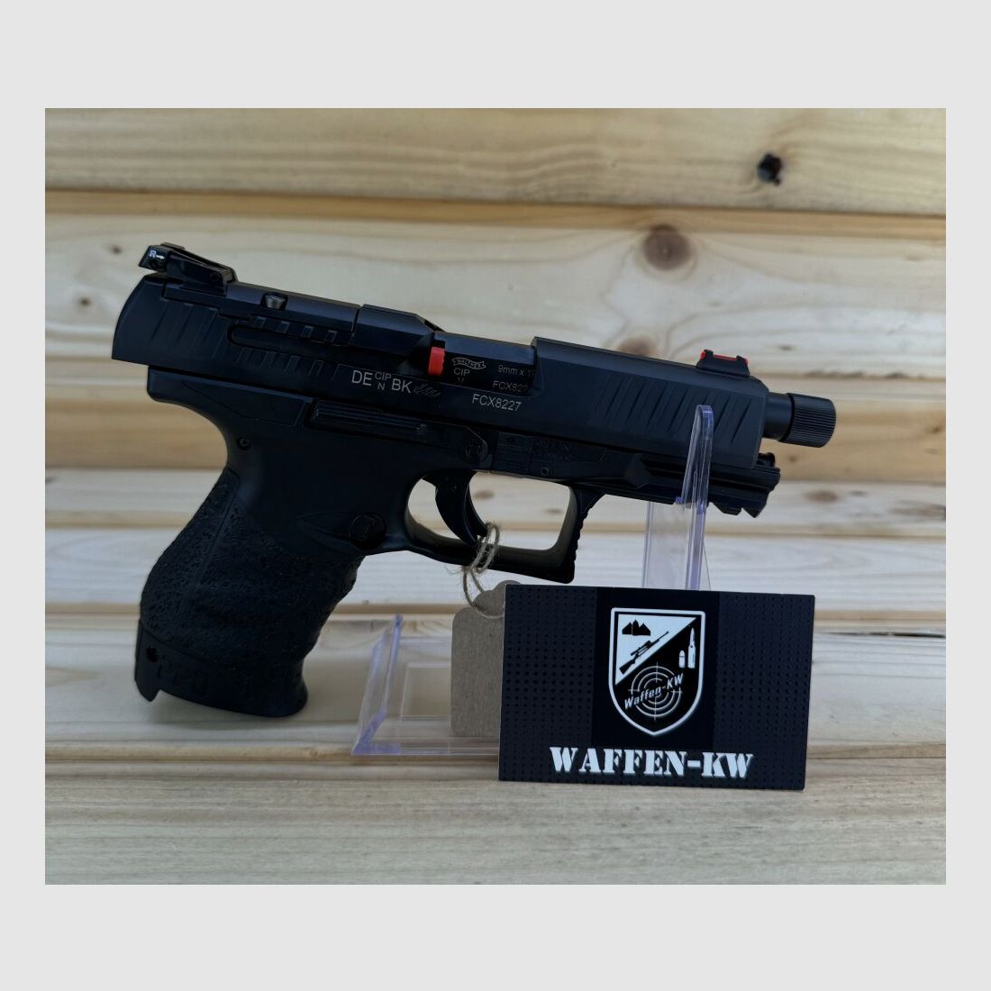 Vorführwaffe Carl Walther halblautem. Pistole PPQ M2 Q4 9x19 9mm Luger 15R/ 9mmLuger
