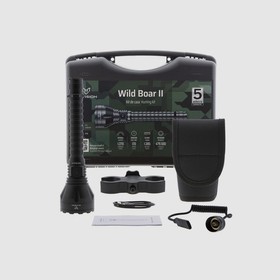 Kit Taschenlampe B-Vision Wild Boar II, Bild 1 von 4