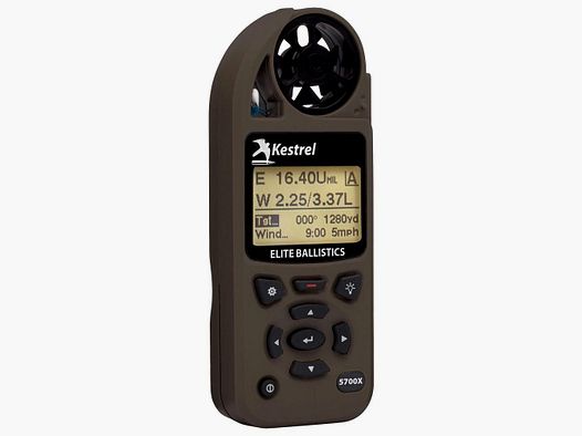 Kestrel Elite 5700X Ballistics avec LiNK, Flat Dark Earth