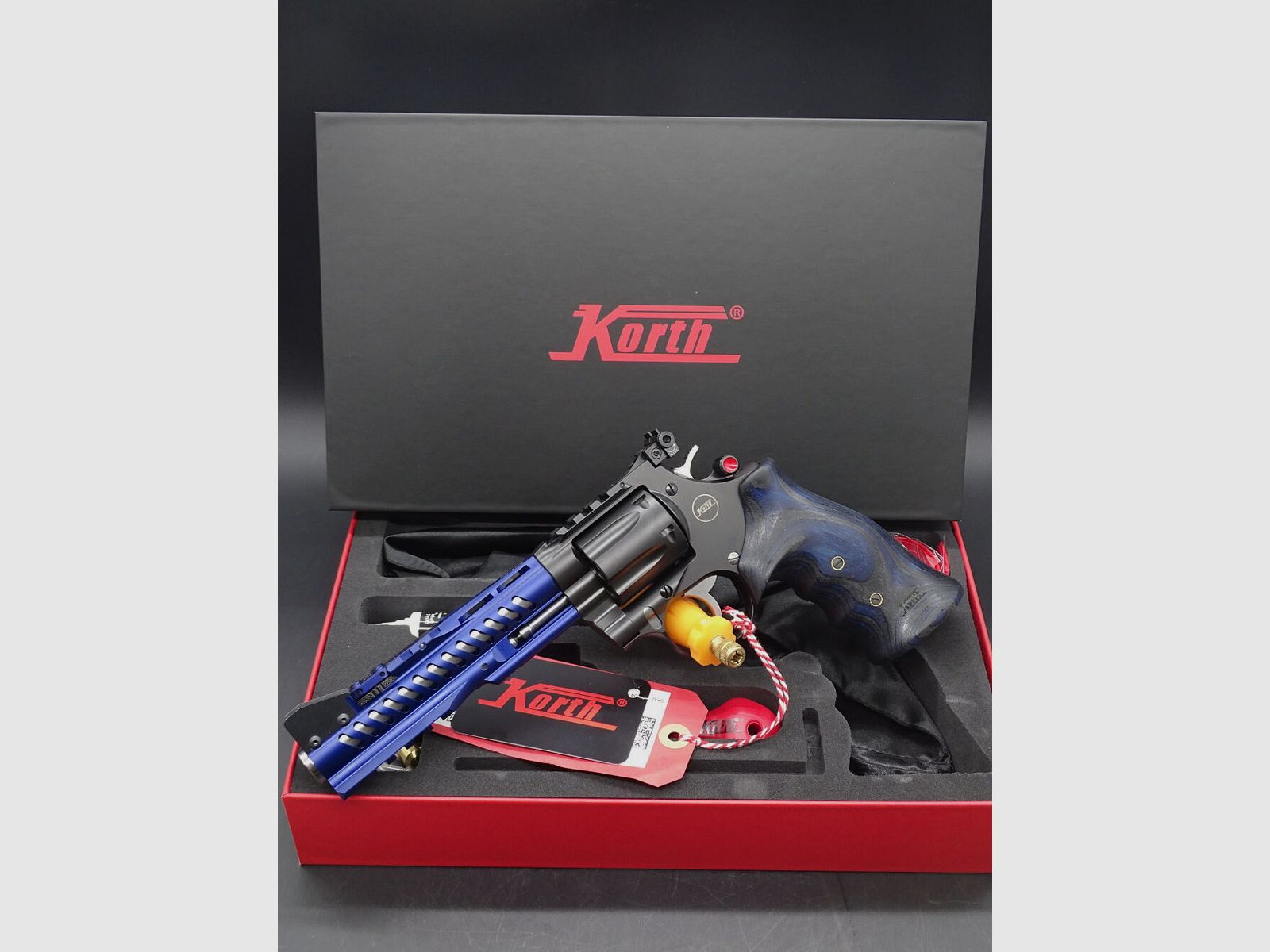Korth Super Sport GTA BLUE Kaliber .357 Magnum 6" WIR HABEN IMMER KORTH REVOLVER AM LAGER
