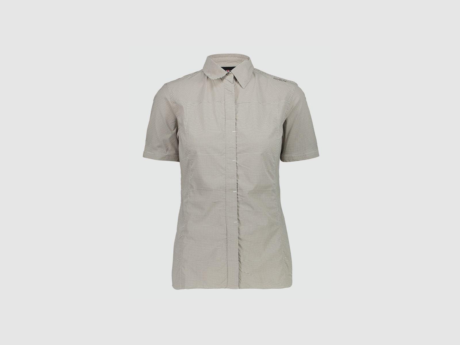 Blusa de mujer CMP a cuadros tartán de manga corta