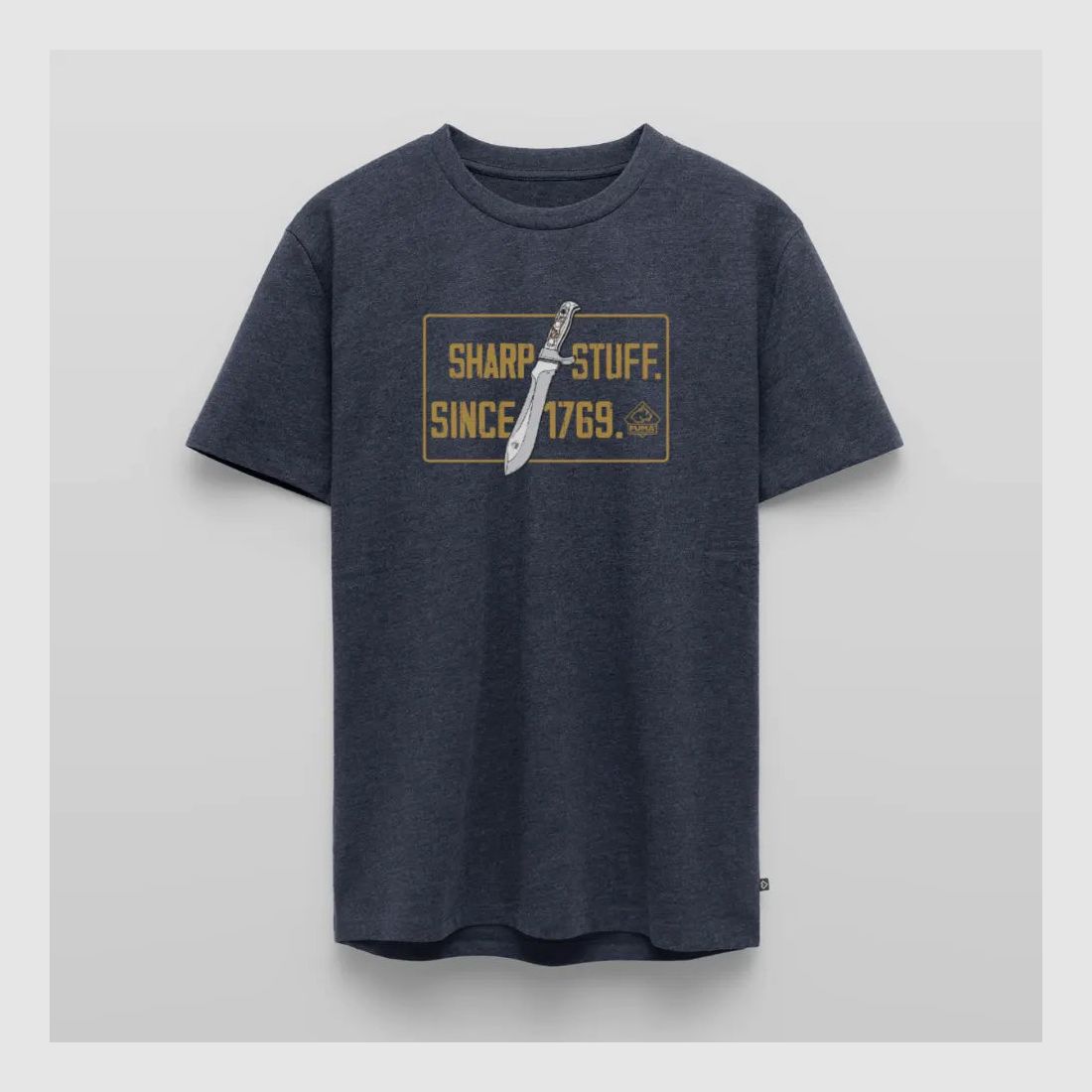 PUMA Męska Premium Koszulka "Sharp stuff since 1769 Gold"