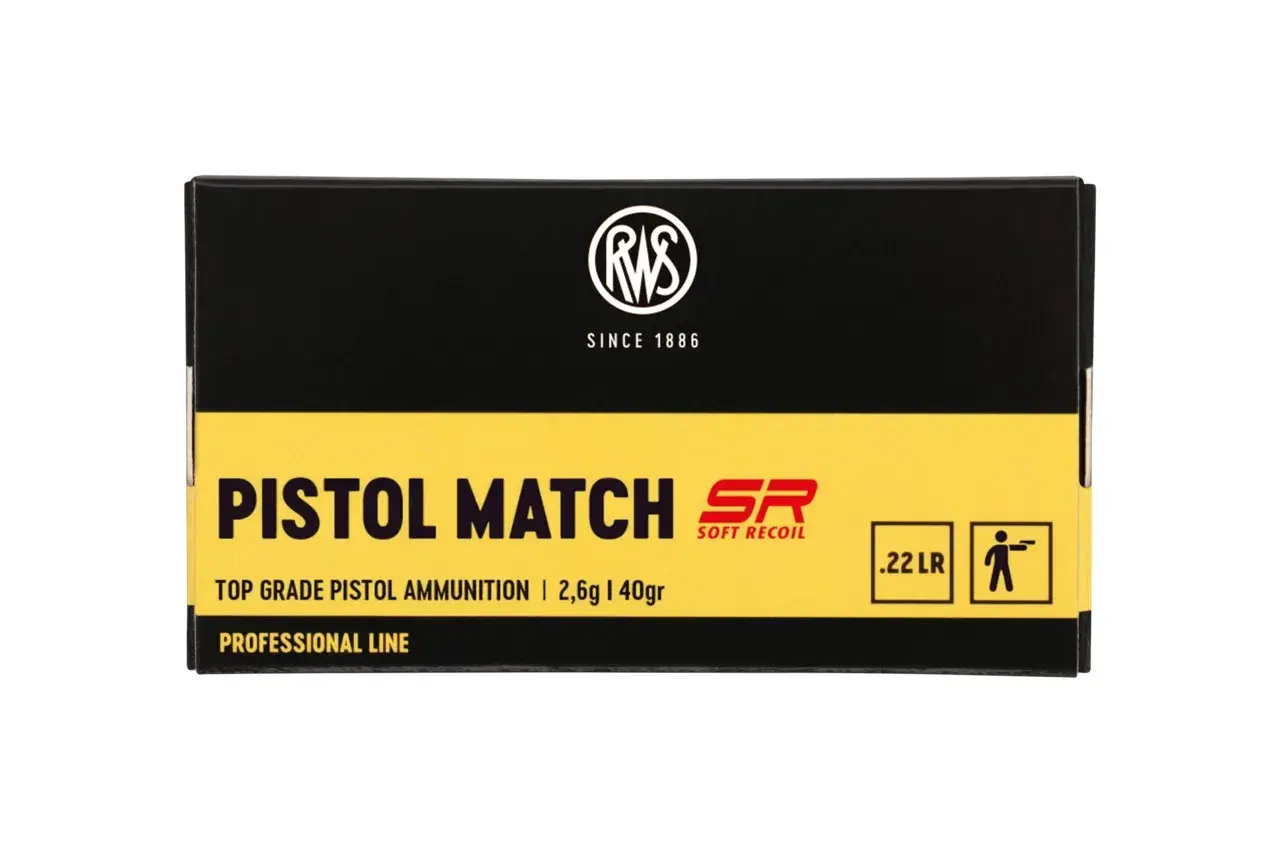 Patronen 22LR Zündhütchen RWS Pistol Match SR, Bild 2 von 2