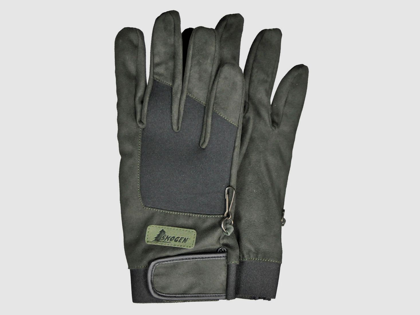 Skogen Jagdhandschuhe Cacciatore Oliv
