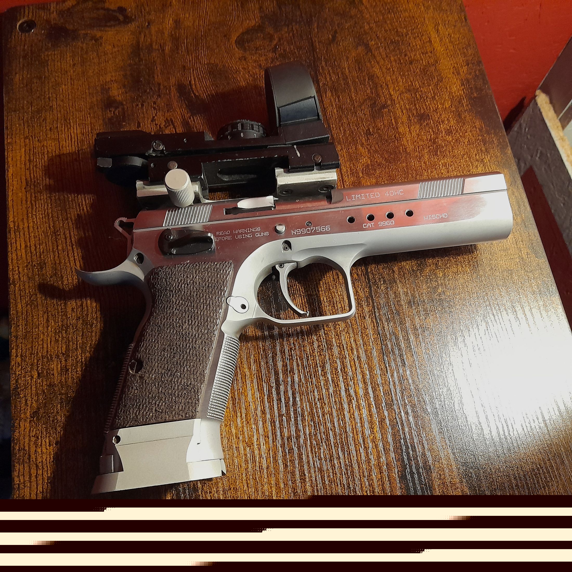 TanfoglioLimited 40 HC CAT 9960 4" with interchangeable system in 9mm Luger