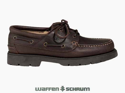 Aigle Lederschuh Tarmac Marron / Fonce