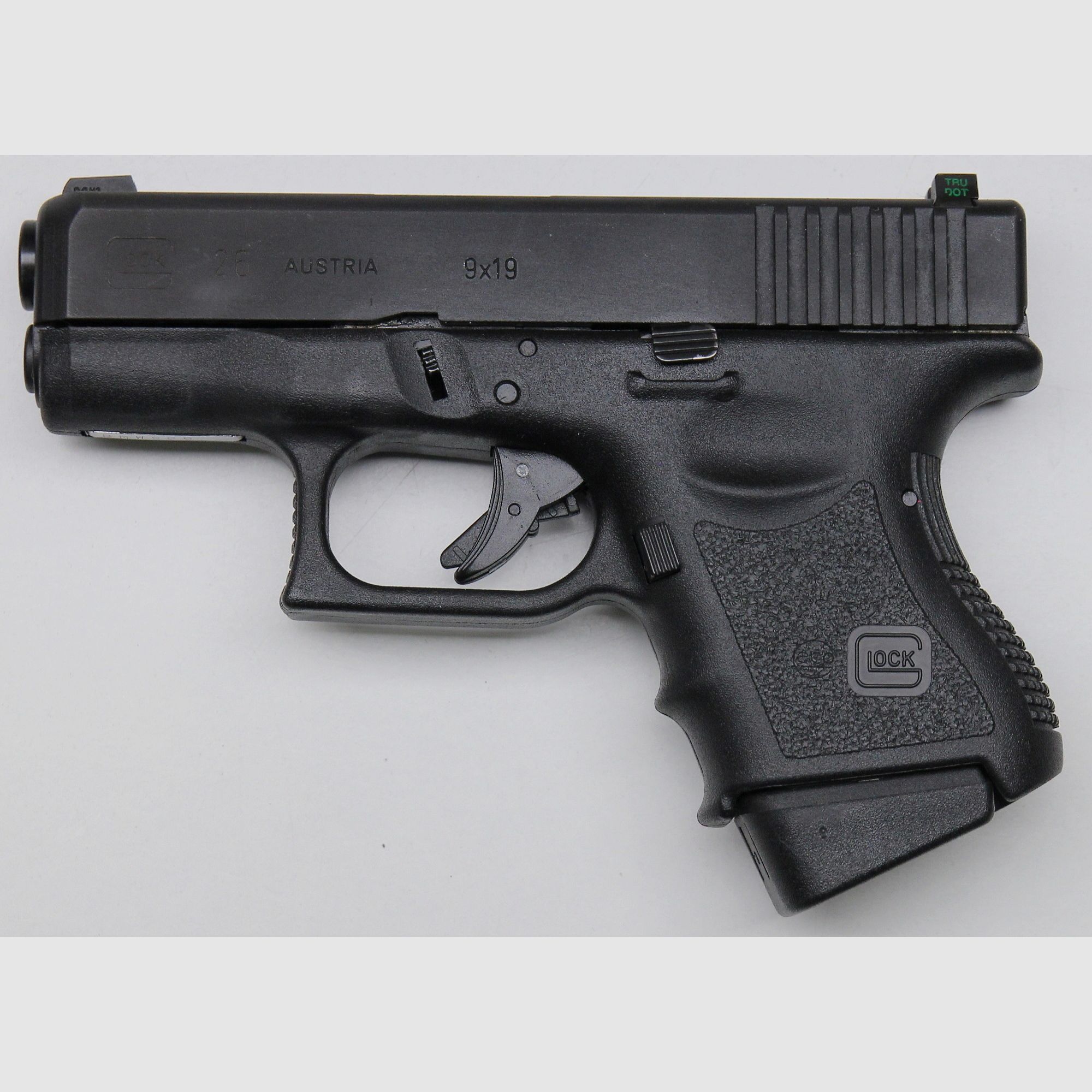 Glock 26 pistol caliber 9mm Luger