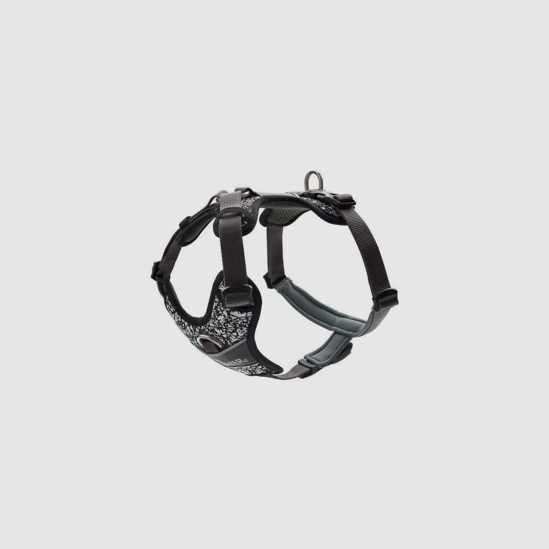 Hunter Geschirr Divo Reflect Schwarz/Grau