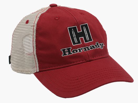 Czapka Hornady Shield Biała Czerwona Siatka