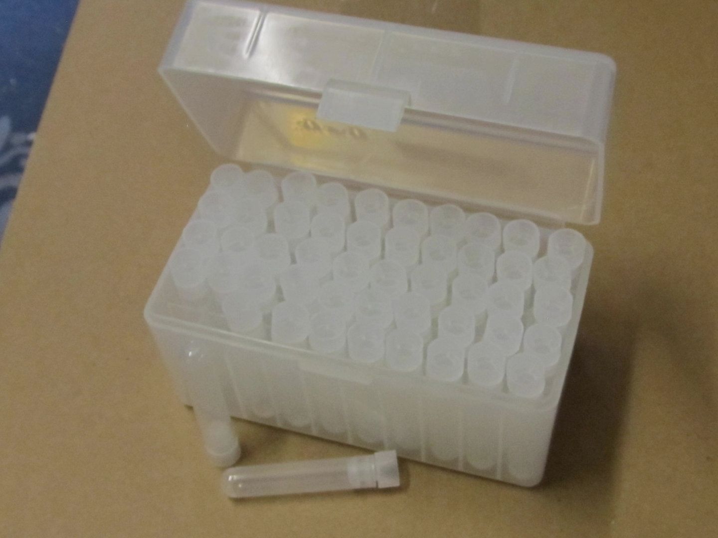 Ladehülsenbox für 50grs. 50 Stück