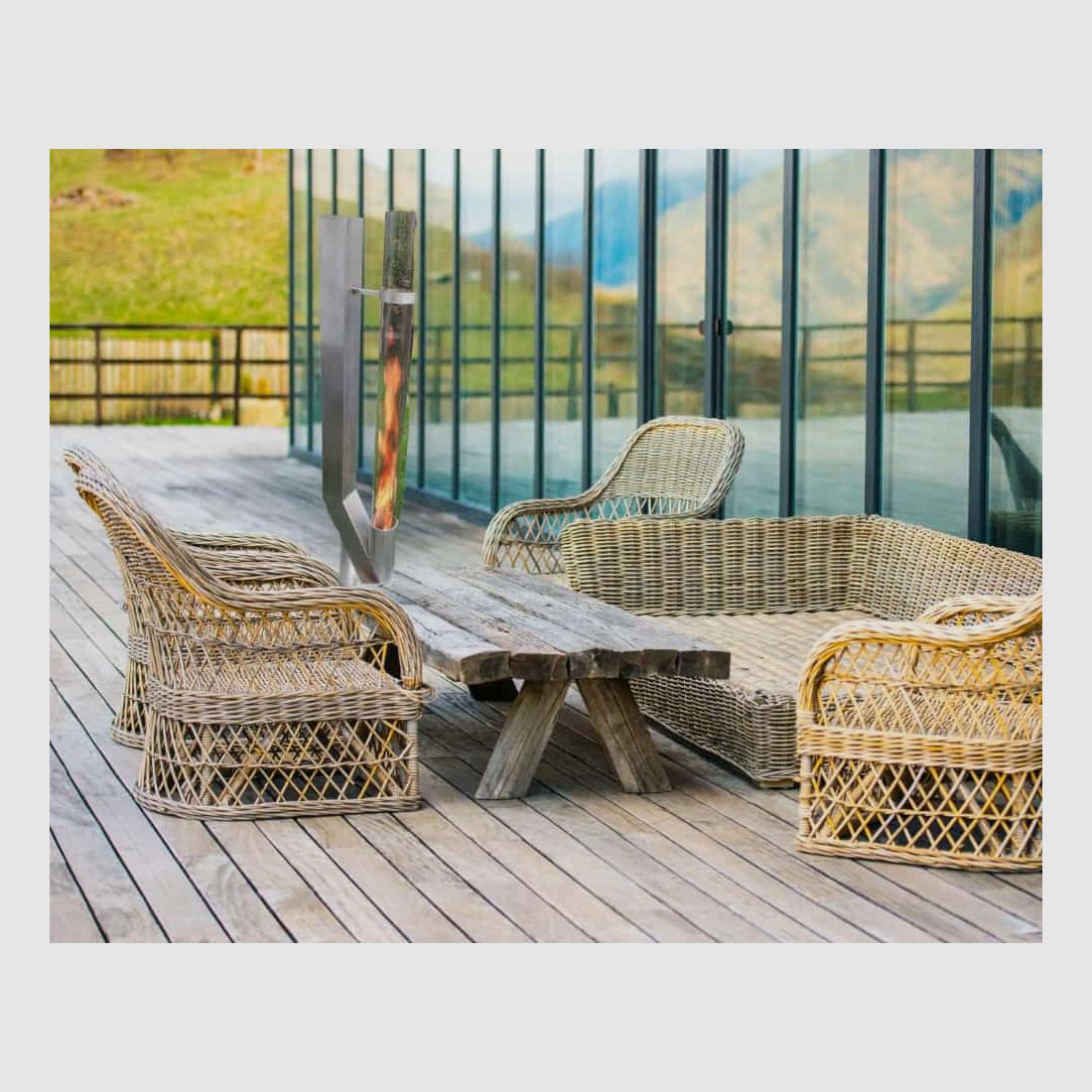 Pellet torch "Drachenfels