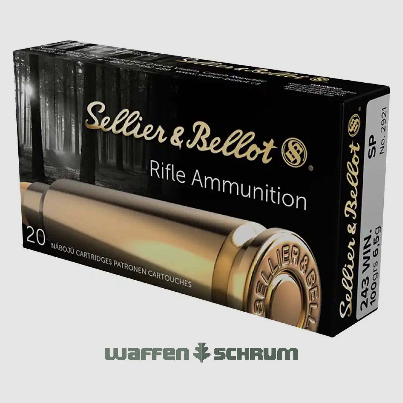 Sellier & Bellot Teilmantel 6,5g - 100gr. .243Win