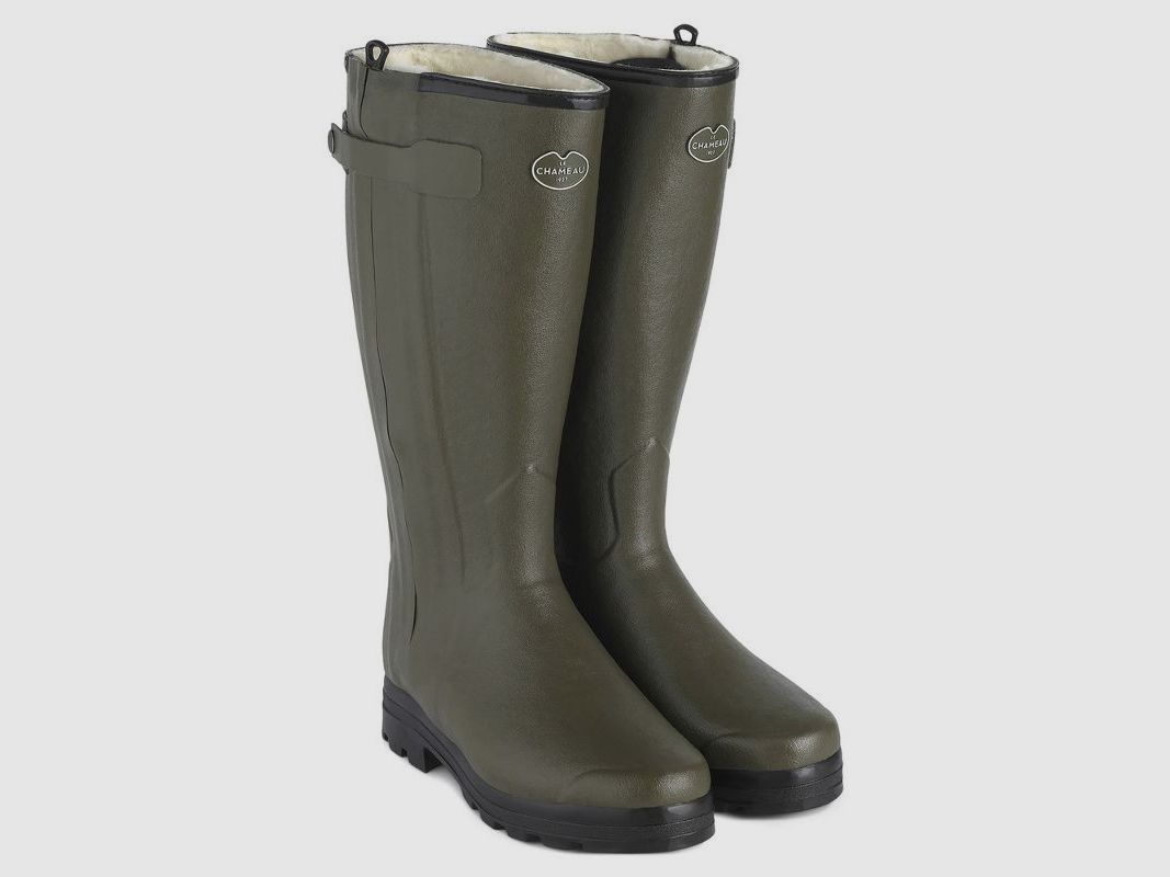 Gumowe buty Le Chameau "Chasseur" z wełnianą podszewką, zdjęcie 2 z 10
