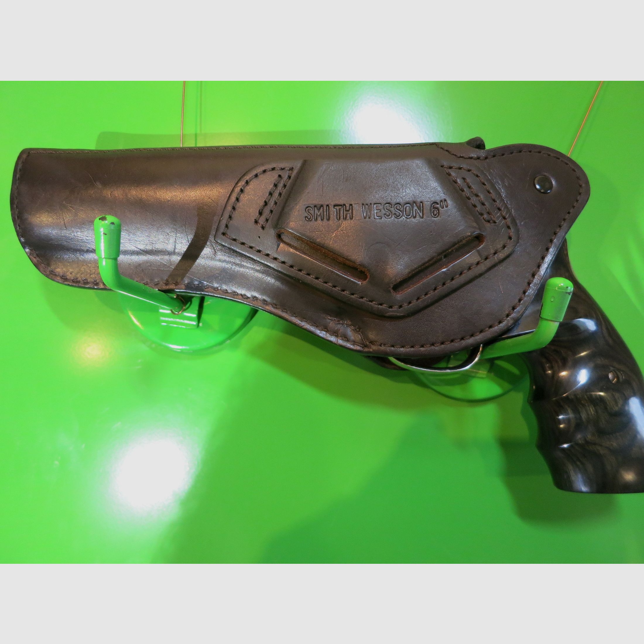 Gürtelholster Revolver, Smith&Wesson 6", Leder     #23-