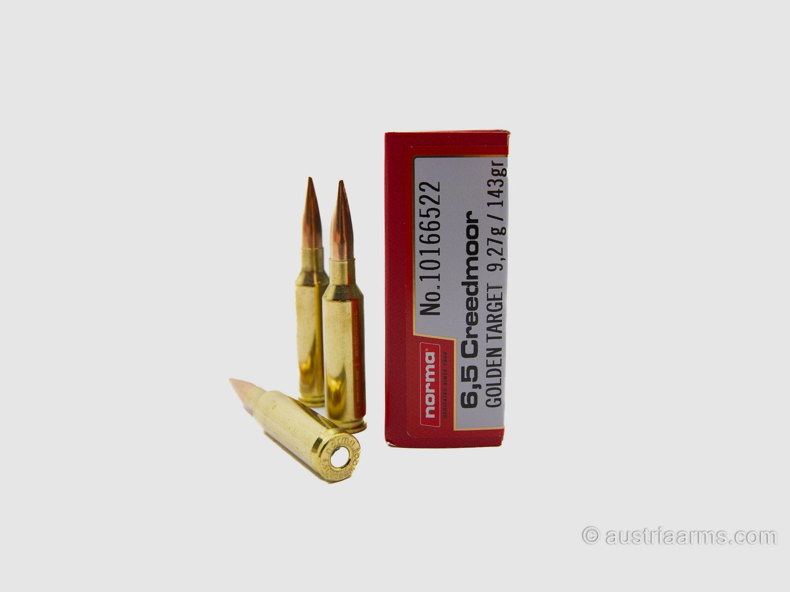 NORMA 6,5 Creedmoor Golden Target HPBT 143grs, Bild 2 von 2